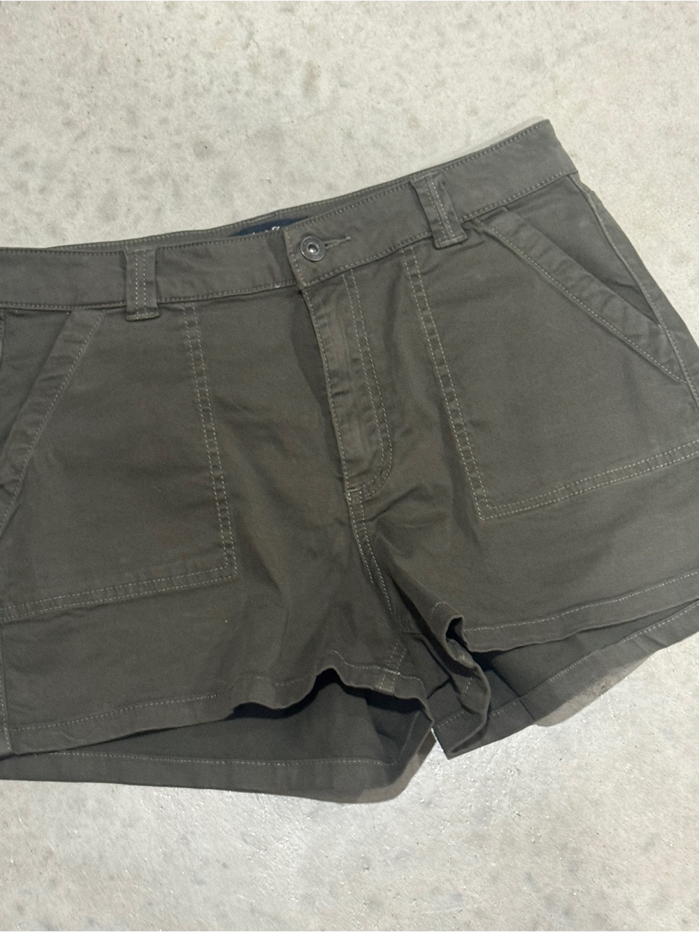 Women’s Dark Olive Utility Shorts